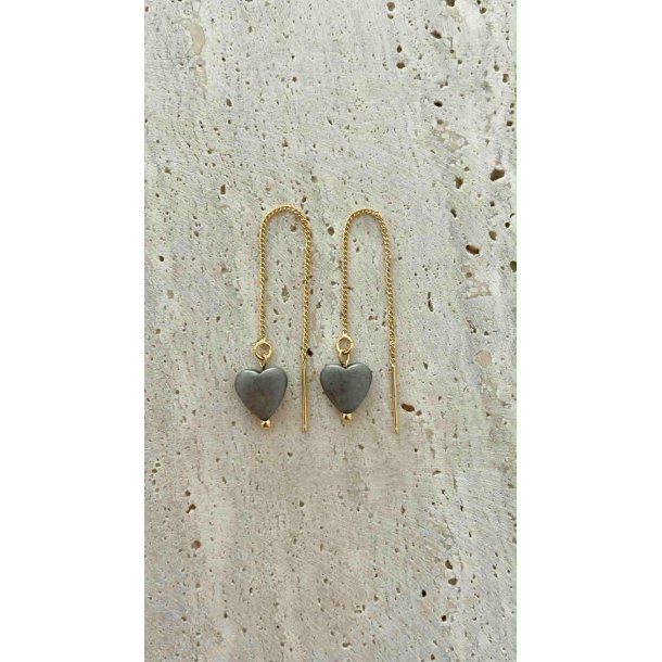 FRIIHOF+SIIG - HEART - GULDBELAGTE RERINGE