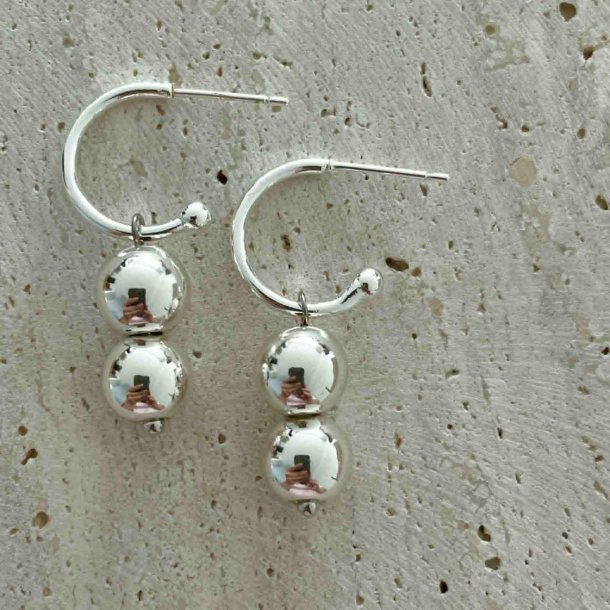 FRIIHOF+SIIG - BULLET DOUBLE - RHODIUM (SLVLOOK) RERINGE