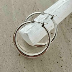 FRIIHOF+SIIG - BIG HOOPS - RHODIUM (SLVLOOK) RERINGE 