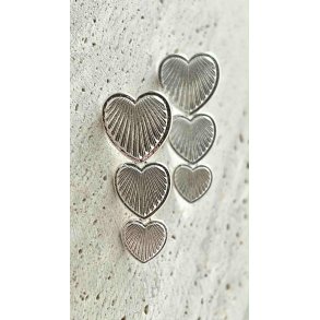 FRIIHOF+SIIG - THREE HEARTS - RHODIUM (SLVLOOK) RERINGE 
