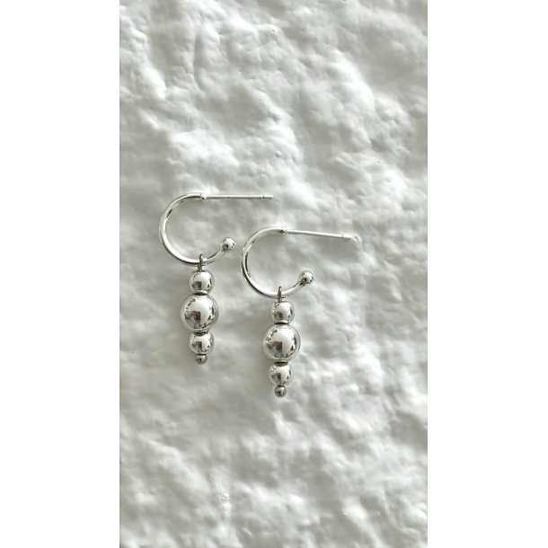 FRIIHOF+SIIG - BULLET TRIPPEL - RHODIUM (SLVLOOK) RERINGE