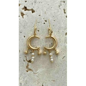 FRIIHOF+SIIG - CHANDRA MOON - GULDBELAGTE RERINGE