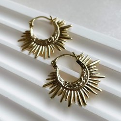 FRIIHOF+SIIG - SUN - GULDBELAGTE RERINGE 