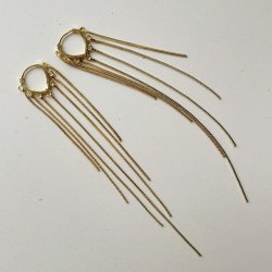 FRIIHOF+SIIG - LIA TASSEL - GULDBELAGTE RERINGE 