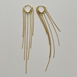 FRIIHOF+SIIG - LIA TASSEL - GULDBELAGTE RERINGE 