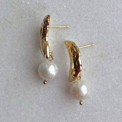 FRIIHOF+SIIG - MOON - GULDBELAGTE RESTIKKER