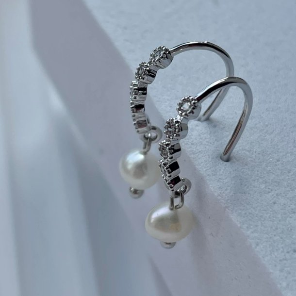 FRIIHOF+SIIG - NR. 2024324 - RERINGE - WHITE PEARL - RHODIUM (SLVLOOK)