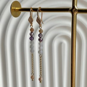 FRIIHOF+SIIG - HARLEKIN STRING - GULDBELAGTE RERINGE 