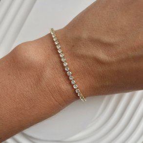 FRIIHOF+SIIG - TENNIS - GULDBELAGT ARMB�ND 