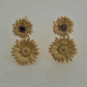 FRIIHOF+SIIG - FLOWER - GULDBELAGTE RESTIKKER 