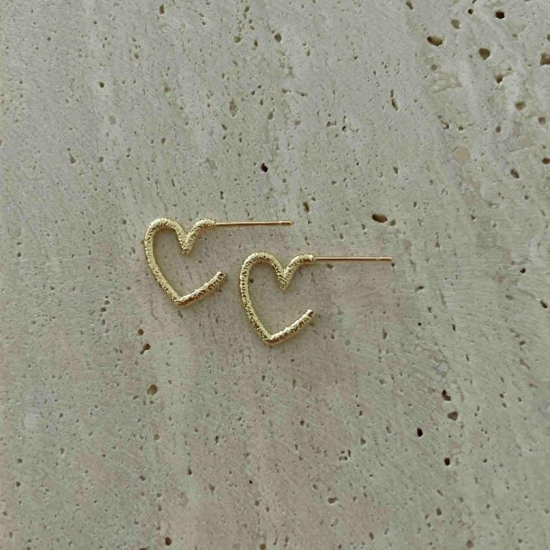 FRIIHOF+SIIG - MACY HEART - GULDBELAGTE RERINGE 