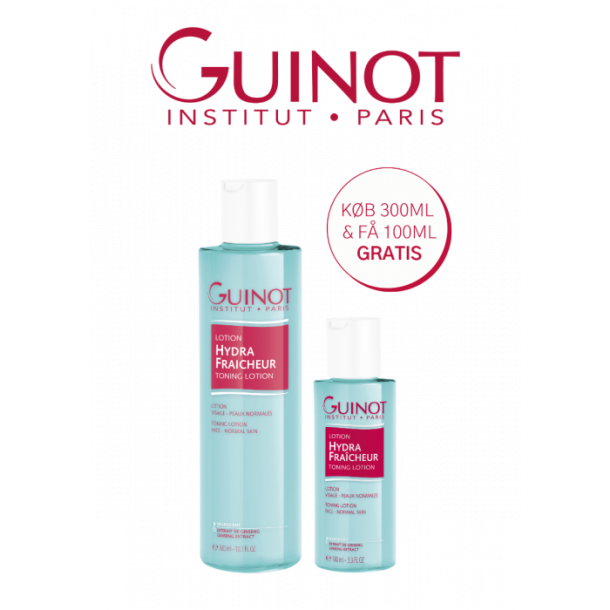 GUINOT - HYDRA FRAICHEUR - LOTION - 300 ML. + 100 ML.