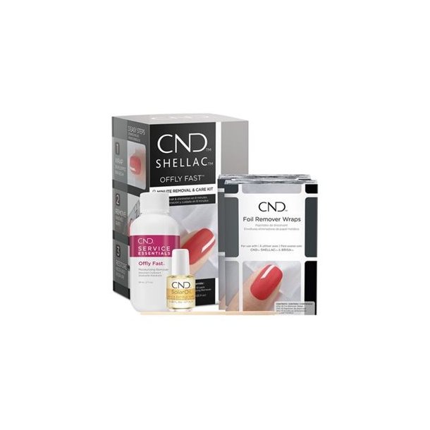 CND - SHELLAC - OFFLY FAST REMOVER KIT