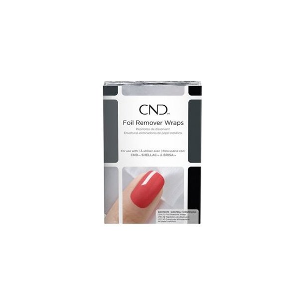 CND - SHELLAC FOIL REMOVER WRAPS 