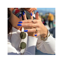 CND - VINYLUX - BLUE EYESHADOW - KOBOLT BL - NEGLELAK