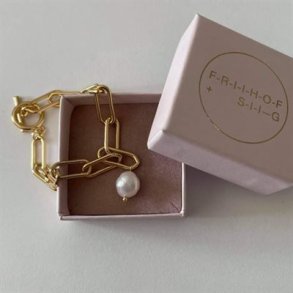 FRIIHOF+SIIG - GULDBELAGT ARMB�ND 