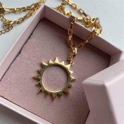 FRIIHOF+SIIG - GULDBELAGT HALSKDE 